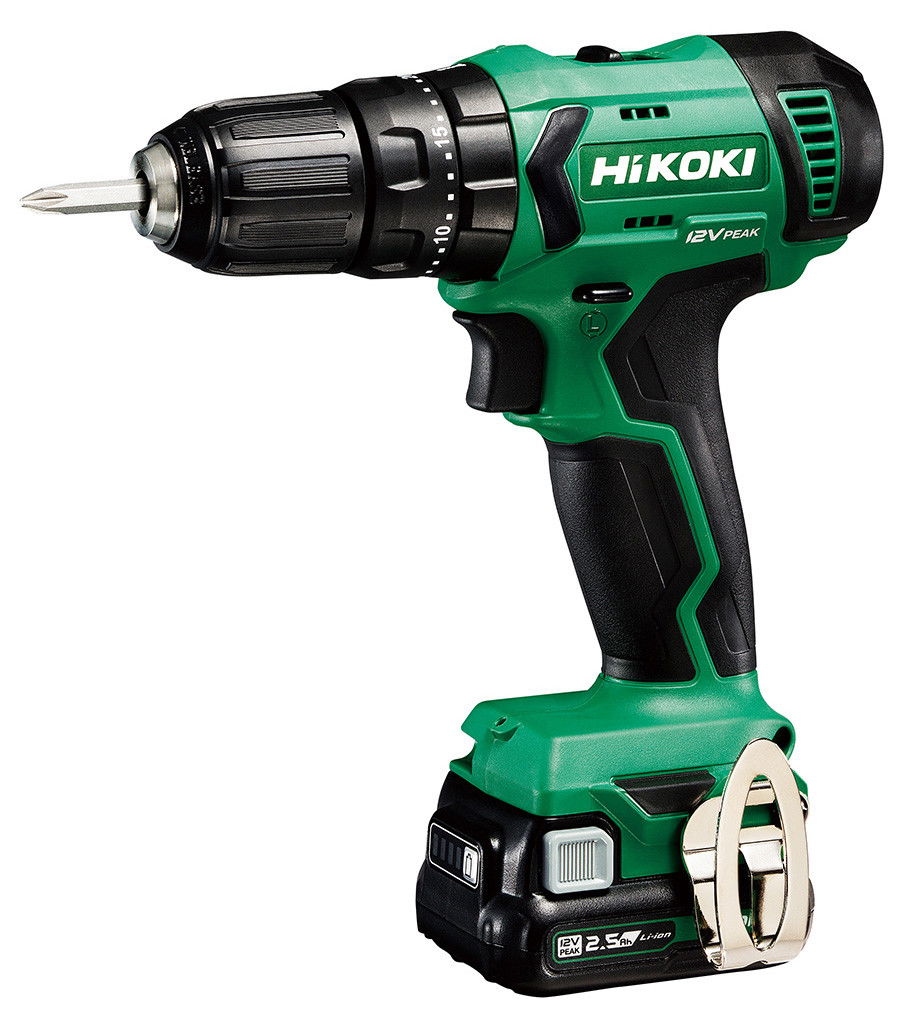 HiKoki DV12DAWFZ akkus ütvefúró-csavarozó (2 x 2.5 Ah Li-ion akkuval, kofferben) termék fő termékképe